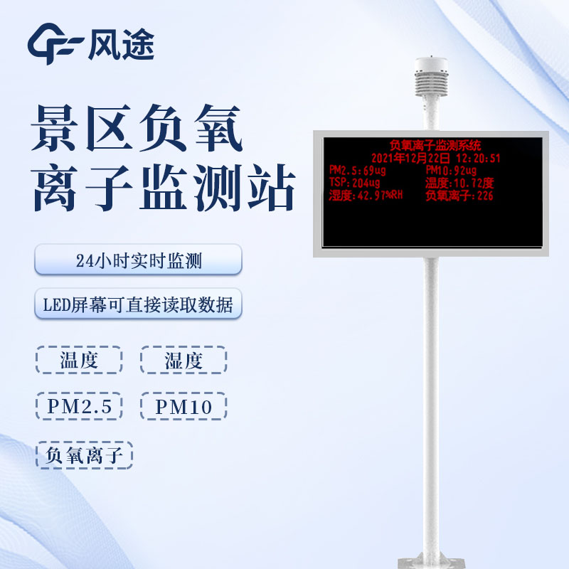 负氧离子在线监测仪：从参数监测到远程管理，多场景适配的监测设备